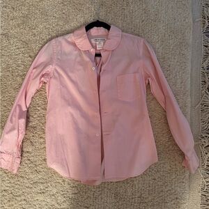 Comme Des Garçons Button-Up Shirt with Peter Pan Collar
